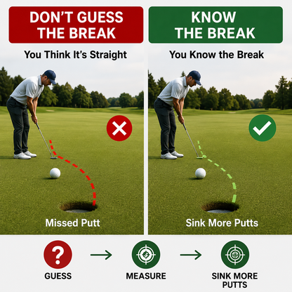 🏌️‍♂️High-Precision Golf Green Reader – Portable Putting Slope Level Training Tool